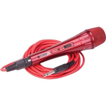 JAMMIN PRO MIC018 My Red Handheld Microphone